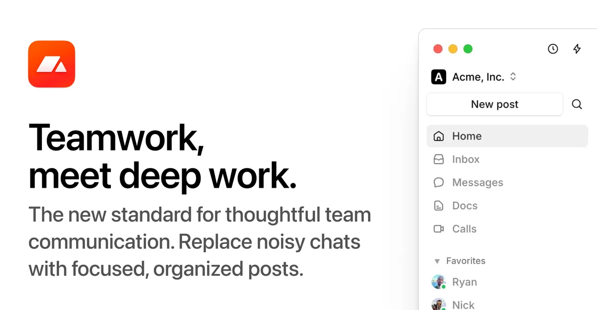 Campsite — Work communication for distributed teams