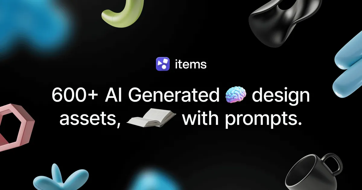AI Design Assets | Items.Design