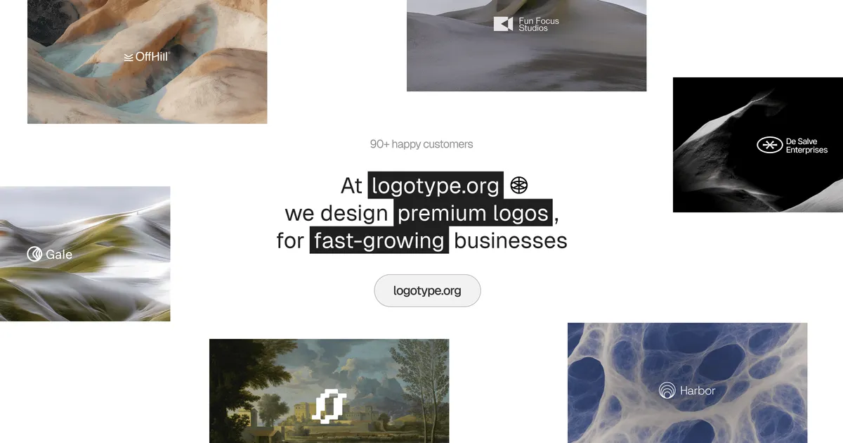 Premium Logo and Branding for fast-growing businesses —Logotype