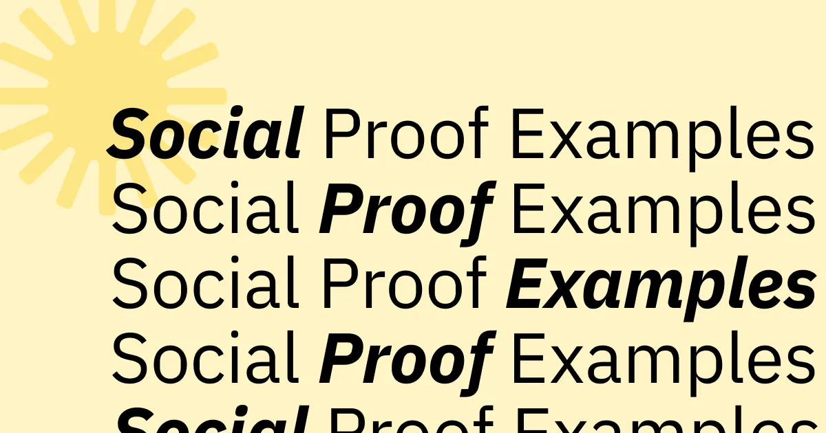 191 Social Proof Examples