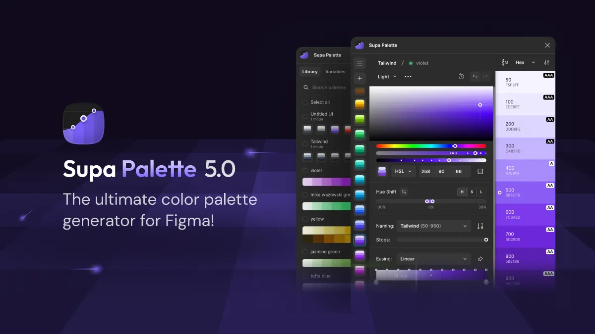 Supa Palette - The ultimate color palette generator for Figma!